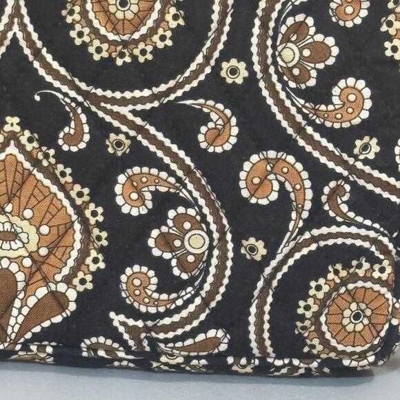 Vera Bradley Caffe Latte Flap Front Hipster Crossbody Shoulder Bag Purse Strap - Picture 10 of 14